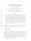 Research paper thumbnail of Efficiency of Exponentiality Tests Based on a Special Property of Exponential Distribution