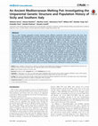 Research paper thumbnail of An ancient Mediterranean melting pot: investigating the uniparental genetic structure and population history of Sicily and Southern Italy