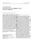 Research paper thumbnail of Birch family and environmental conditions affect endophytic fungi in leaves