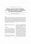 Research paper thumbnail of Damage scenario of the earthquake on 23 July 1930 in Melfi: the contribution of technical documentation