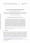 Research paper thumbnail of Oxygen isotope fractionation in double carbonates