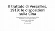 Research paper thumbnail of Il trattato di Versailles 1919