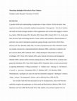 Research paper thumbnail of Theorizing Ideological Diversity in Mass Violence