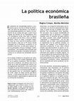 Research paper thumbnail of La política económica brasileña.