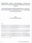 Research paper thumbnail of Pengaruh Iklim Organisasi Terhadap Kinerja Pustakawan Universitas Gadjah Mada = The Influence of Organizational Climate for Librarian’s Performance in Gadjah Mada University