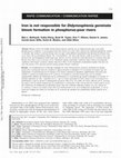 Research paper thumbnail of Iron is not responsible for Didymosphenia geminata bloom formation in phosphorus-poor rivers