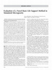 Research paper thumbnail of Evaluation of a Novel Basic Life Support Method in Simulated Microgravity