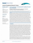 Research paper thumbnail of Forcing mechanisms of intraseasonal SST variability off central Peru in 2000-2008