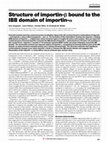 Research paper thumbnail of Structure of importin-beta bound to the IBB domain of importin-alpha