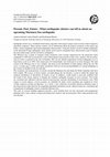 Research paper thumbnail of Present, Past, Future - What earthquake clusters can tell us about an upcoming Marmara Sea earthquake