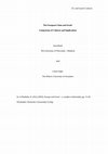 Research paper thumbnail of The EU and Israel: Comparison of Cultures and Implications