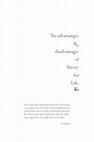 Research paper thumbnail of The Advantages and Disadvantages of Theory For Life