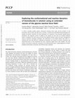 Research paper thumbnail of Exploring the conformational and reactive dynamics of biomolecules in solution using an extended version of the glycine reactive force field