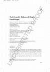 Research paper thumbnail of Nutritionally Enhanced Staple Food Crops