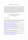 Research paper thumbnail of Bibliography of Work on Epictetus 1927-