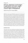 Research paper thumbnail of Climate adaptation technologies in agriculture and water supply and sanitation practice in the coastal region of Bangladesh