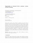 Research paper thumbnail of Opportunities of advanced driver assistance systems towards overtaking