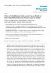 Research paper thumbnail of Effect of Pulsed Electric Fields on the Flavour Profile of Red-Fleshed Sweet Cherries (Prunus avium var. Stella)