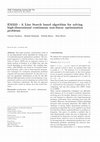 Research paper thumbnail of EM323: a line search based algorithm for solving high-dimensional continuous non-linear optimization problems