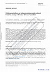 Research paper thumbnail of Differential effects of online training on job-related burnout among substance abuse counsellors