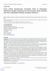 Research paper thumbnail of From Online Randomized Controlled Trials to Participant Preference Studies: Morphing the San Francisco Stop Smoking Site into a Worldwide Smoking Cessation Resource