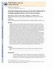 Research paper thumbnail of Postnatal developmental expression of the PDZ scaffolds Na+-H+ exchanger regulatory factors 1 and 2 in the rat cochlea