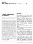 Research paper thumbnail of Archives of Atmospheric Lead Pollution