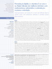 Research paper thumbnail of Lipid peroxidation and vitamin E in serum and follicular fluid of infertile women with peritoneal endometriosis submitted to controlled ovarian hyperstimulation: a pilot study