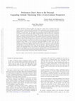 Research paper thumbnail of Preferences don’t have to be personal: Expanding attitude theorizing with a cross-cultural perspective