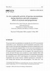 Research paper thumbnail of In vitro contractile activity of porcine myometrium during luteolysis and early pregnancy: effect of oxytocin and progesterone