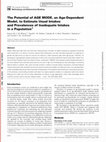 Research paper thumbnail of the potential of AGE MODE, an age-dependent model, to estimate usual intakes and prevalences of inadequate intakes in a population