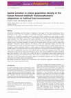 Research paper thumbnail of Spatial Variation in Osteon Population Density at the Human Femoral Midshaft: Histomorphometric Adaptations to Habitual Load Environment