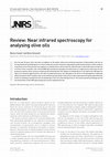 Research paper thumbnail of Review: Near infrared spectroscopy for analysing olive oils