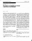 Research paper thumbnail of Role of agonist and antagonist muscle strength in performance of rapid movements