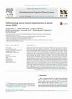 Research paper thumbnail of Differentiating neural reward responsiveness in autism versus ADHD