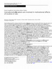 Research paper thumbnail of Cannabinoid CB1 receptors are involved in motivational effects of nicotine in rats