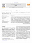 Research paper thumbnail of From electricity smart grids to smart energy systems – A market operation based approach and understanding