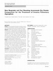 Research paper thumbnail of New Respirable and Fast Dissolving Itraconazole Dry Powder Composition for the Treatment of Invasive Pulmonary Aspergillosis