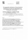 Research paper thumbnail of The geographic distribution of Taura Syndrome Virus (TSV) in the Americas: determination by histopathology and in situ hybridization using TSV-specific cDNA probes