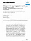 Research paper thumbnail of Modeling the complex gene × environment interplay in the simulated rheumatoid arthritis GAW15 data using latent variable structural equation modeling