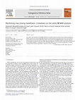 Research paper thumbnail of Monitoring ring-closing metathesis: Limitations on the utility of 1H NMR analysis