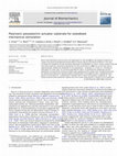 Research paper thumbnail of Polymeric piezoelectric actuator substrate for osteoblast mechanical stimulation