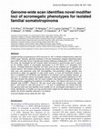 Research paper thumbnail of Genome-wide scan identifies novel modifier loci of acromegalic phenotypes for isolated familial somatotropinoma