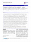 Research paper thumbnail of Management of imported malaria in Europe