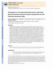 Research paper thumbnail of Development of microtitre plate-based assay for evaluation of fungicidal potential of cyanobacterial metabolites