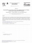 Research paper thumbnail of Sustainability Assessment of the Large Implementation of Carbon Capture and Storage in OECD Europe