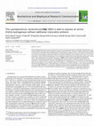 Research paper thumbnail of The cyanobacterium Synechocystis sp. PCC 6803 is able to express an active [FeFe]-hydrogenase without additional maturation proteins