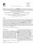 Research paper thumbnail of Differences between recombinant PTTH and crude brain extracts in cAMP-mediated ecdysteroid secretion from the prothoracic glands of the silkworm, Bombyx mori