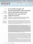 Research paper thumbnail of An ensemble-averaged, cell density-based digital model of zebrafish embryo development derived from light-sheet microscopy data with single-cell resolution