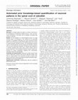 Research paper thumbnail of Automated prior knowledge-based quantification of neuronal patterns in the spinal cord of zebrafish